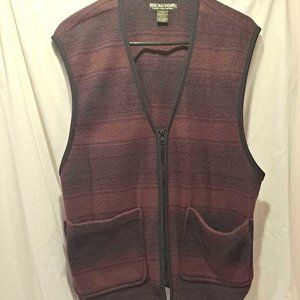 Reactor Shah Safari Men’s Vest Brown Knit Stripe S
